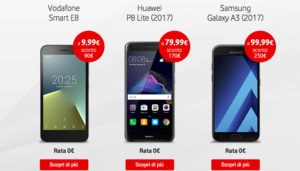 Vodafone, smartphone a prezzi stracciati