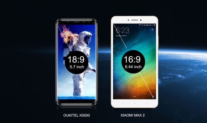 Xiaomi Mi Max 2 vs OUKITEL K5000 (5)