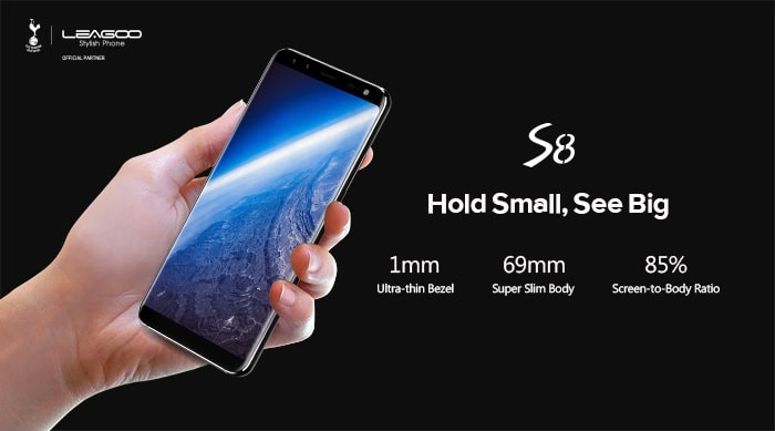 leagoo s8 dimensioni