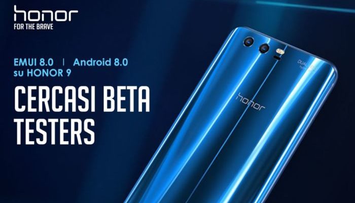 Honor 9, al via il programma Beta per Android Oreo