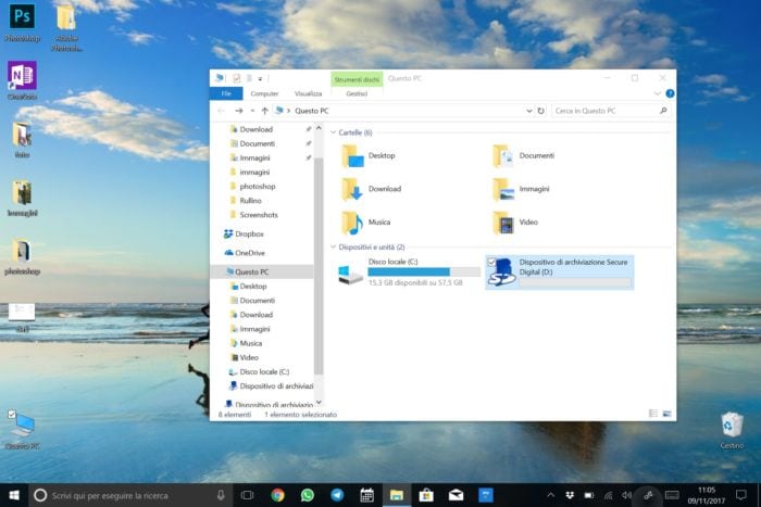 scheda sd Samsung Galaxy Book