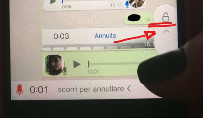 WhatsApp audio