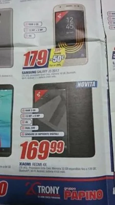 Xiaomi Redmi 4X debutta sul volantino di Trony
