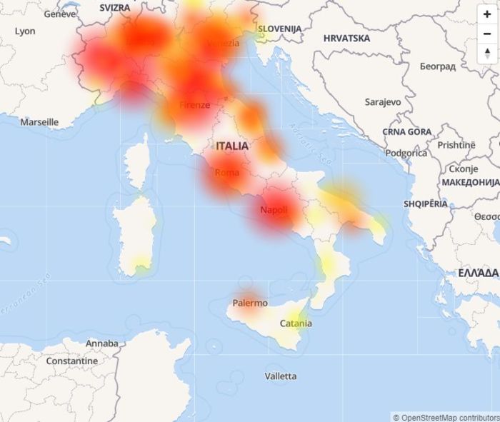 fastweb down