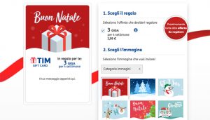 Buon Natale da TIM con le Gift Card
