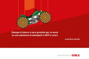Un anno di stampa gratis acquistando una stampante OKI