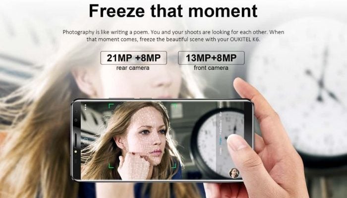 OUKITEL-K6-cameras