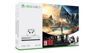 Xbox One S 1 TB + Assassin's Creed Origins + Rainbow Siege