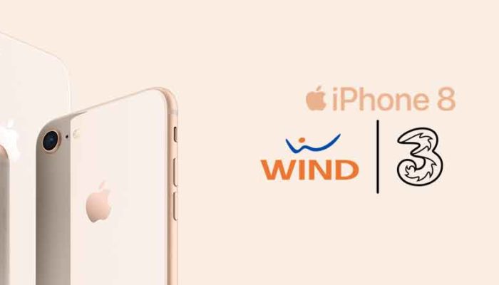 iPhone 8 64 GB a 19 euro al mese con Wind