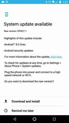 Moto X4 Android One Edition riceve Android Oreo