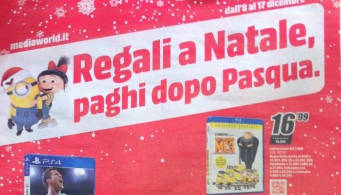 MediaWorld per Natale ecco il nuovo volantino