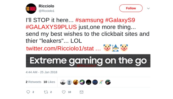 Galaxy S9 votato al gaming