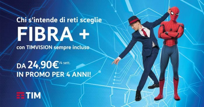 Promozione speciale Tim Smart Fibra+ a soli 24,90 al mese