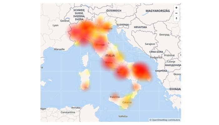 TRE Italia non funziona
