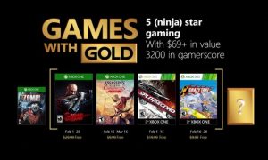 Microsoft ha annunciato i Game with Gold di febbraio