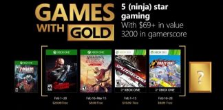 Microsoft ha annunciato i Game with Gold di febbraio