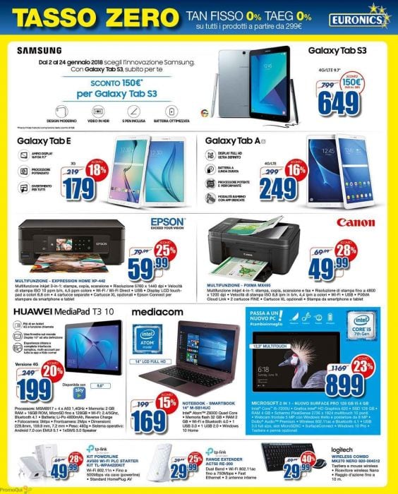 page7 Euronics, arriva il nuovo volantino con saldi su elettronica fino al 24 gennaio - immagine 7