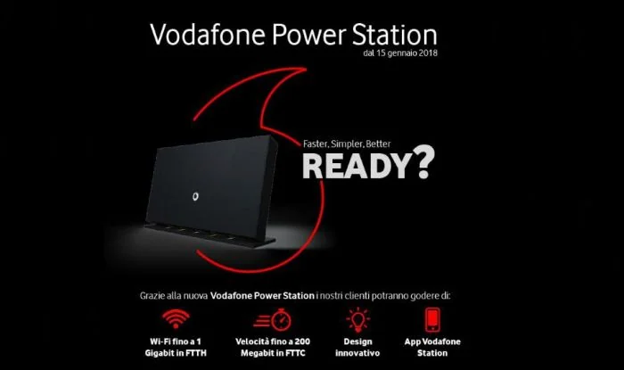 Vodafone: dal 15 gennaio arriva Power Station e la velocità 200 MB