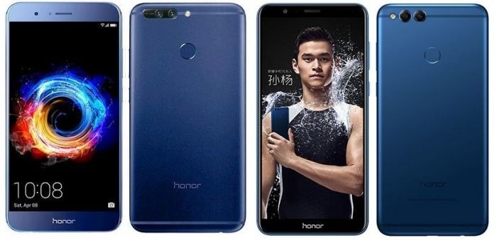 Honor 8 Pro (Sinistra) Honor 7X (Destra)