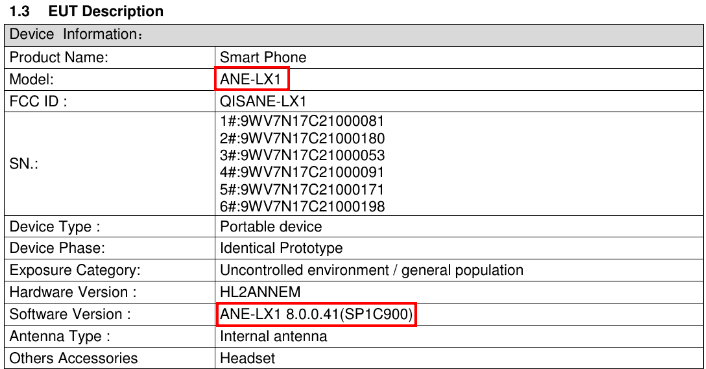 Huawei-ANE-LX1-FCC-ID-3