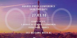 Huawei P20, l'invito all'evento di presentazione