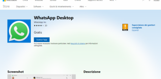 WhatsApp Desktop ora disponibile sul Microsoft Store
