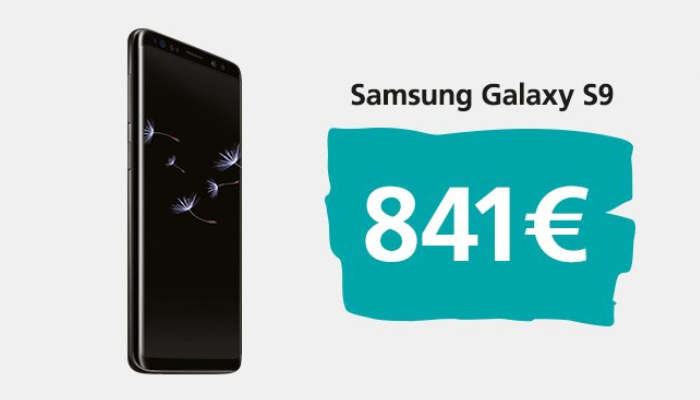 Samsung Galaxy S9, il prezzo in euro