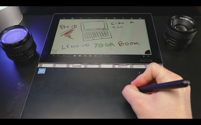 Schermata 2018-02-04 alle 22.58.02 Lenovo Yoga Book