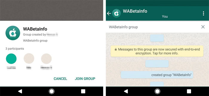 WhatsApp beta