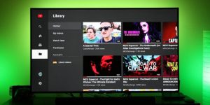 Youtube Android TV layout