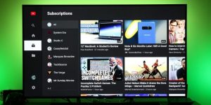Youtube Android TV nuovo layout