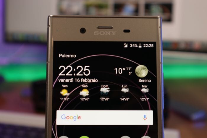 cornice superiore Xperia XZ1