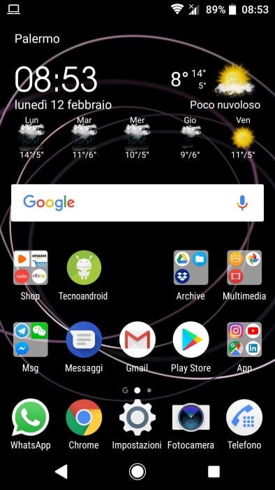 home 1 Xperia XZ1