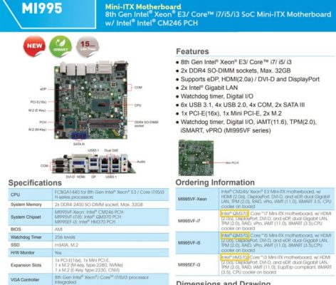 intel motherboard MI995