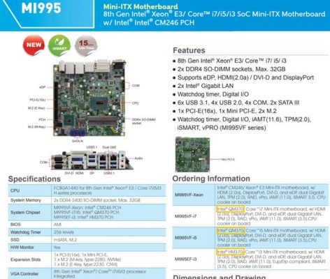 intel motherboard MI995