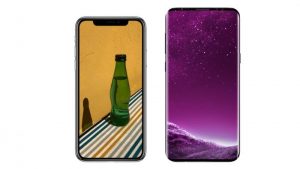 iPhone X Samsung Galaxy S9