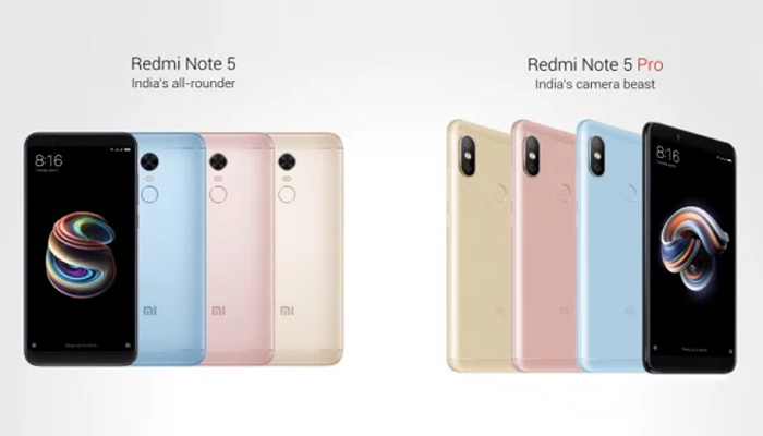 Xiaomi Redmi Note 5 vs Redmi Note 5 Pro