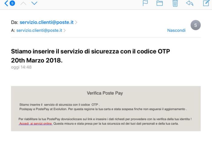 Truffe Poste Pay: come riconoscere tentativi di phishing e come difendersi