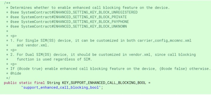 Android P blocco chiamate