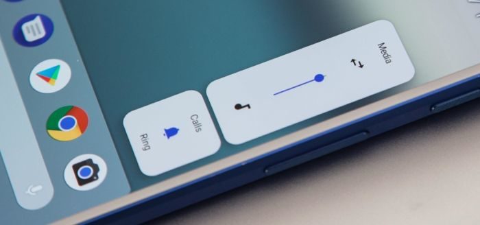 Android P controlli volume