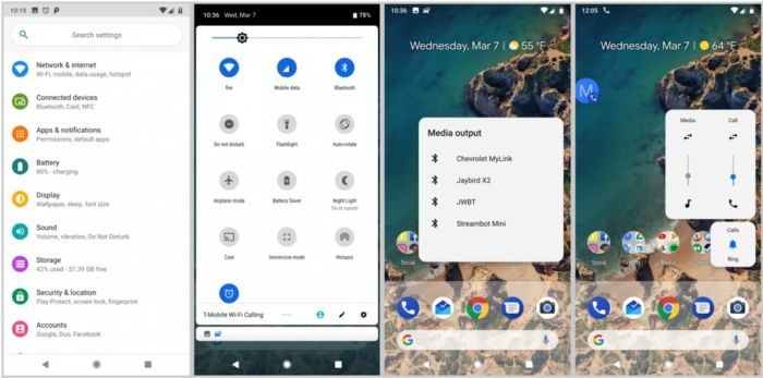 Android P tema