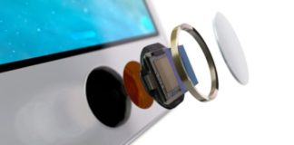 Componenti dello scanner Touch ID di Apple