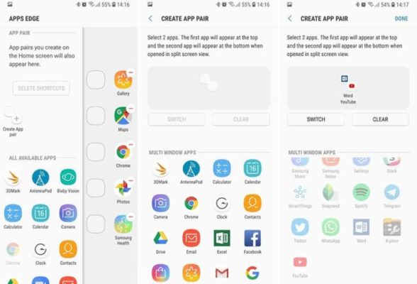 Galaxy S9 app Edge