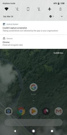 Google Chrome screenshot modalità incognito Google Chrome screenshot modalità incognito