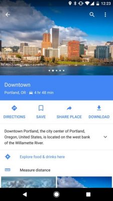 Google Maps 9.73 Beta screen 1