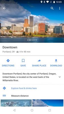 Google Maps 9.73 Beta screen 2