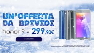 Honor 9 a 299 euro