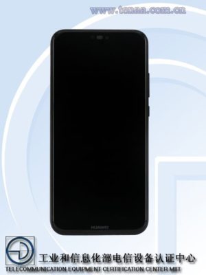 Huawei P20 Lite 2018 immagine TENAA fronte