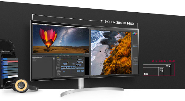 LG monitor 4K 38WK95C
