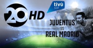 Mediaset Canale 20 Juventus Real MAdrid